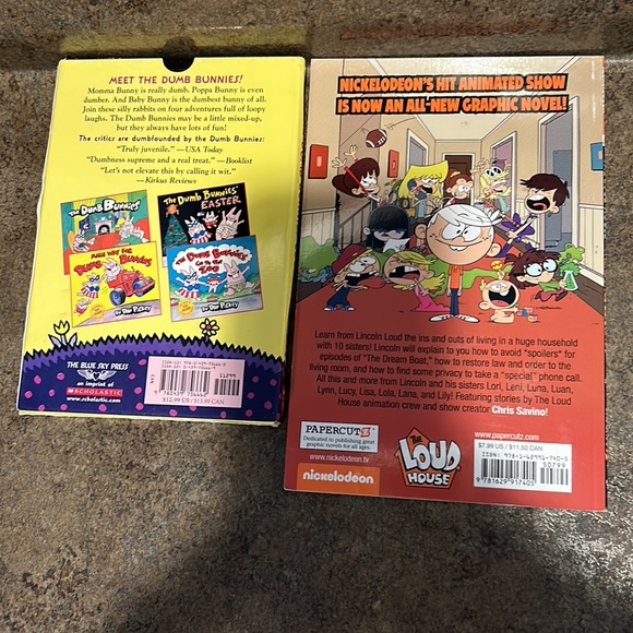 1 Nickelodeon book and a 4 book box set of The Dumb Bunnies Collection - Picture 2 of 5